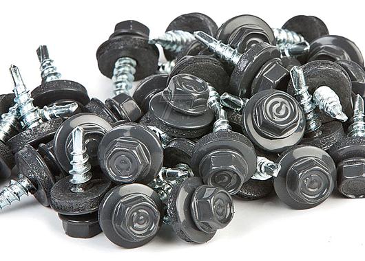 Aquapan / Easypan schroeven - antraciet - 20 mm - doos van 40 stuks    P020540