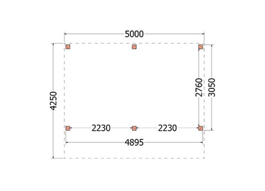 Kapschuur de Heerd 5000x4250x3350mm (bxdxh)    52.0300