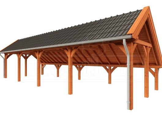 Kapschuur de Hoeve XL 12170x4400x3750mm (bxdxh)    52.6146