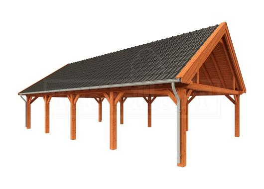 Buitenverblijf Zadeldak XXL 12500x7000x5000mm (bxdxh)    52.1187