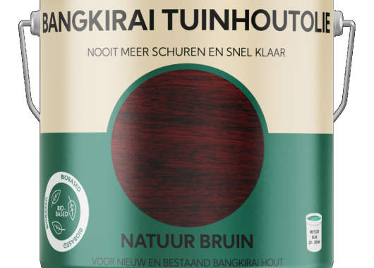 Bangkirai Tuinhoutolie natuur bruin 