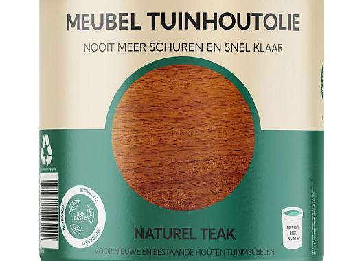MEUBEL TUINHOUTOLIE NATUREL TEAK   0,75 LTR