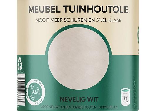 MEUBEL TUINHOUTOLIE NEVELIG WIT   0,75 LTR