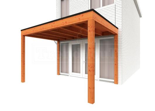 Aanbouwveranda Modena 3700x3000x2700mm (bxdxh)    52.7200