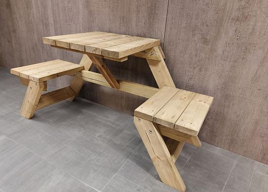 Balkon-muurbankje 160x79x58 cm       150855