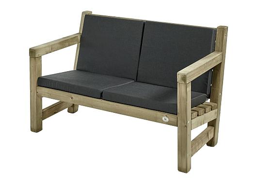 Loungebank tweezits, 135 cm    0131