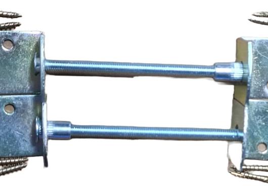 l-beslag RVS draadeind