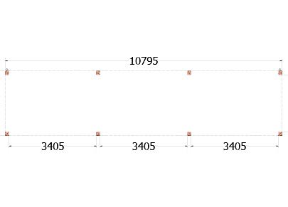 Buitenverblijf Palermo 10800x2550x2450mm (bxdxh)    52.2068