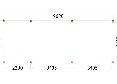 Buitenverblijf Palermo 9600x3700x2450mm (bxdxh)    52.2058
