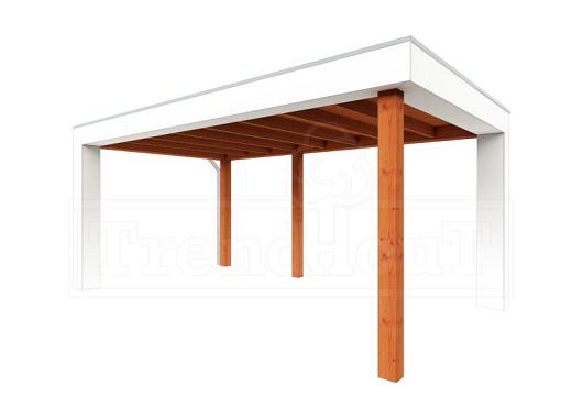 Buitenverblijf Verona model links 5100x3350x2500mm (bxdxh)    52.1103