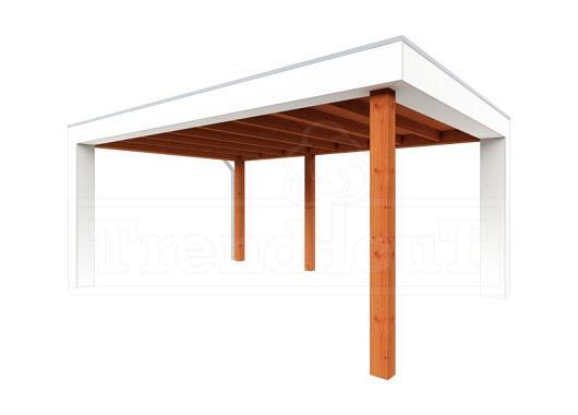 Buitenverblijf Verona model links 5100x4000x2500mm (bxdxh)    52.1104