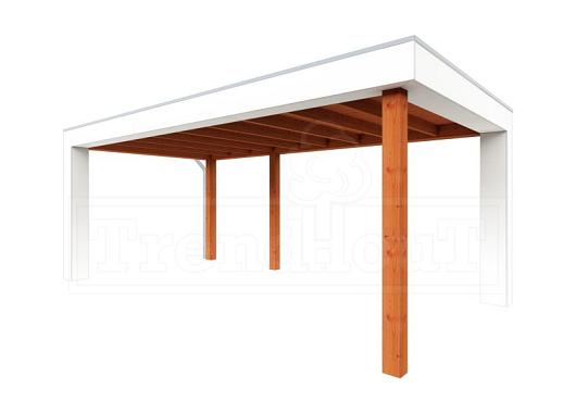 Buitenverblijf Verona model links 5750x3350x2500mm (bxdxh)    52.1107