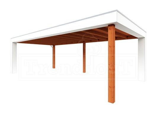 Buitenverblijf Verona model links 7500x4000x2500mm (bxdxh)    52.1112