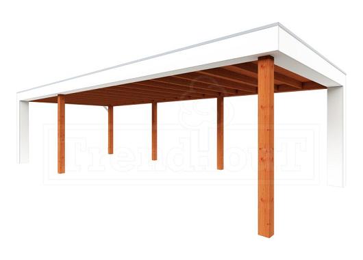 Buitenverblijf Verona model links 9150x4000x2500mm (bxdxh)    52.1115