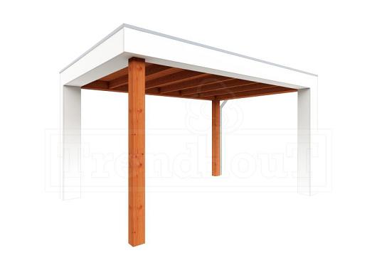 Buitenverblijf Verona model rechts 4000x3350x2500mm (bxdxh)    52.1116