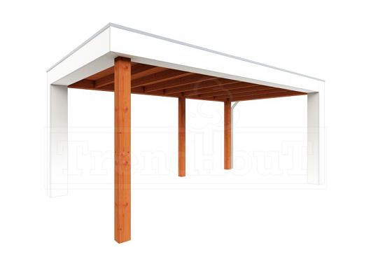 Buitenverblijf Verona model rechts 5100x3350x2500mm (bxdxh)    52.1118