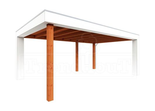 Buitenverblijf Verona model rechts 5750x4000x2500mm (bxdxh)    52.1123