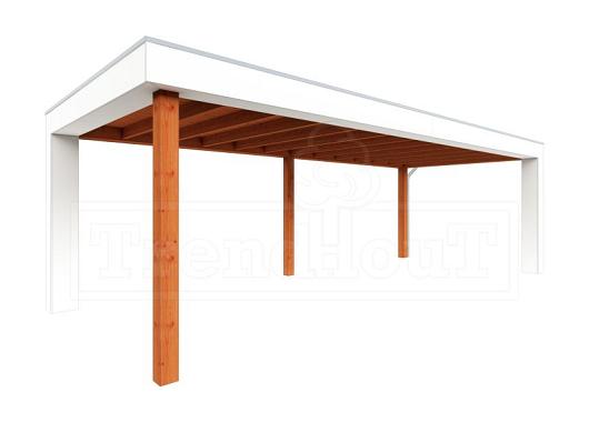 Buitenverblijf Verona model rechts 7500x3350x2500mm (bxdxh)    52.1126