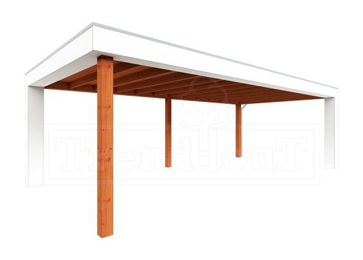 Buitenverblijf Verona model rechts 7500x4000x2500mm (bxdxh)    52.1127