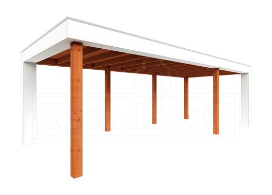 Buitenverblijf Verona model rechts 7550x3350x2500mm (bxdxh)    52.1128