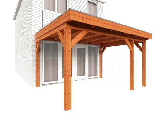 Aanbouwveranda Ancona 4150x3900x2600mm (bxdxh) rechts    52.2603