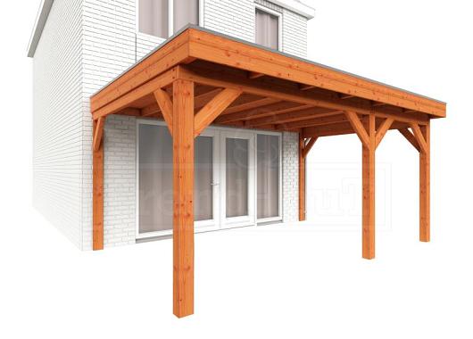 Aanbouwveranda Ancona 4950x3900x2600mm (bxdxh) rechts    52.2611