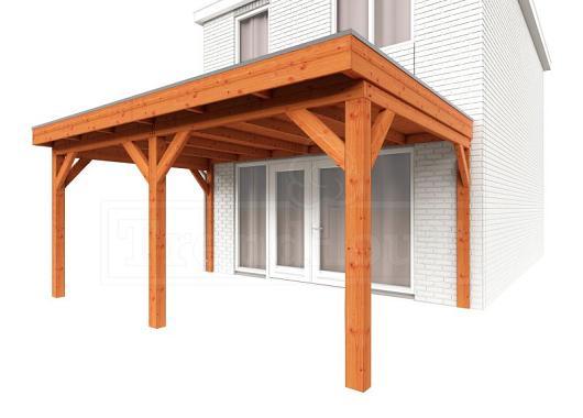 Aanbouwveranda Ancona 5000x3900x2600mm (bxdxh)    52.1015