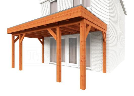 Aanbouwveranda Ancona 5150x3300x2600mm (bxdxh)    52.2612