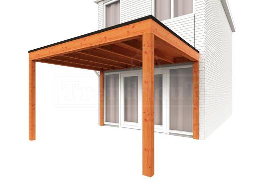 Aanbouwveranda Modena 3700x3650x2700mm (bxdxh)    52.7262