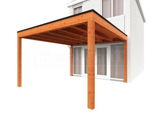 Aanbouwveranda Modena 3700x4850x2700mm (bxdxh)    52.7324