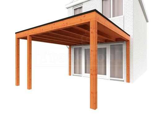 Aanbouwveranda Modena 4050x4850x2700mm (bxdxh) links    52.7326