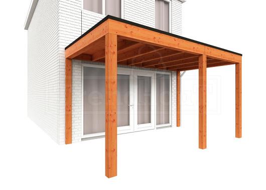 Aanbouwveranda Modena 4300x3000x2700mm (bxdxh) rechts    52.7208