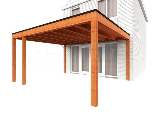 Aanbouwveranda Modena 4700x4850x2700mm (bxdxh) links    52.7334