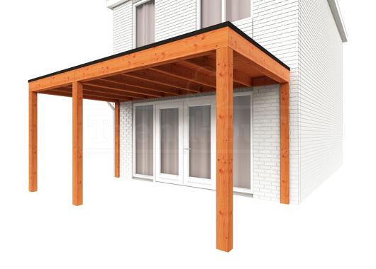 Aanbouwveranda Modena 4850x3000x2700mm (bxdxh) links    52.7214