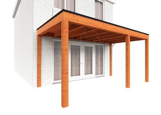 Aanbouwveranda Modena 4850x3000x2700mm (bxdxh) rechts    52.7216