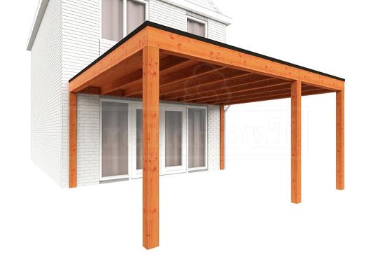 Aanbouwveranda Modena 4850x4850x2700mm (bxdxh) rechts    52.7340