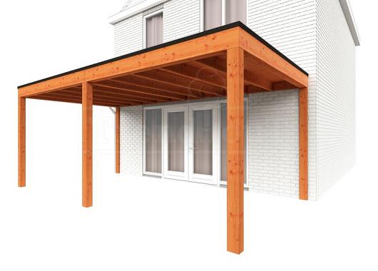 Aanbouwveranda Modena 5500x3650x2700mm (bxdxh) links    52.7284