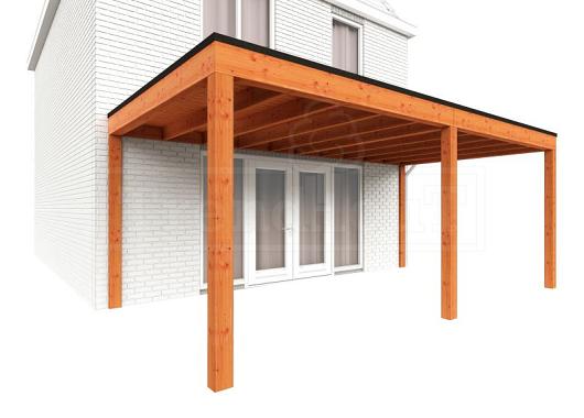 Aanbouwveranda Modena 5500x3650x2700mm (bxdxh) rechts    52.7286