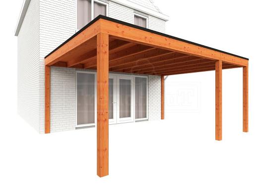 Aanbouwveranda Modena 5500x4850x2700mm (bxdxh) rechts    52.7348