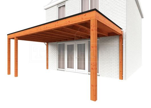 Aanbouwveranda Modena 5900x3650x2700mm (bxdxh) links    52.7290