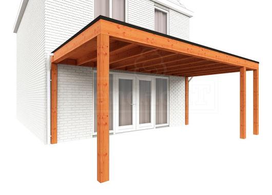 Aanbouwveranda Modena 5900x3650x2700mm (bxdxh) rechts    52.7292