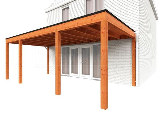 Aanbouwveranda Modena 6600x3650x2700mm (bxdxh)    52.7296