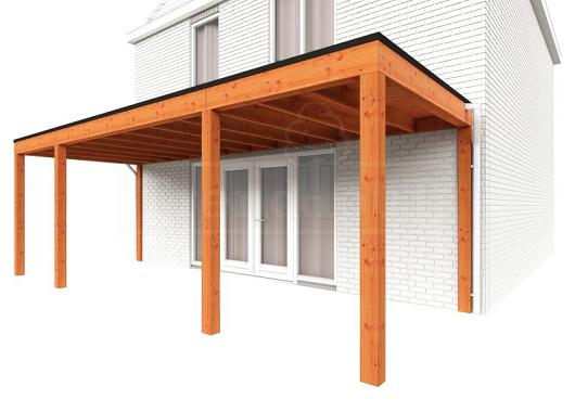 Aanbouwveranda Modena 7200x3000x2700mm (bxdxh)    52.7242