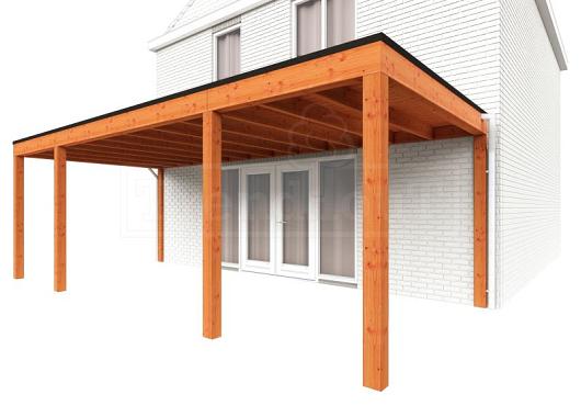 Aanbouwveranda Modena 7200x3650x2700mm (bxdxh)    52.7304