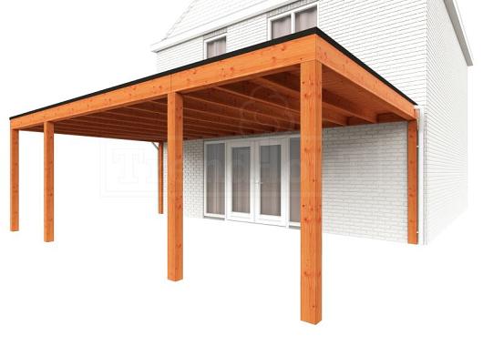 Aanbouwveranda Modena 7200x4850x2700mm (bxdxh)    52.7366