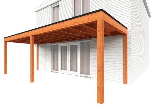 Aanbouwveranda Modena 7250x3000x2700mm (bxdxh)    52.7244