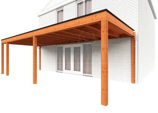 Aanbouwveranda Modena 8250x3650x2700mm (bxdxh) links    52.7312