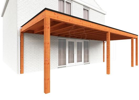 Aanbouwveranda Modena 8250x3650x2700mm (bxdxh) rechts    52.7314