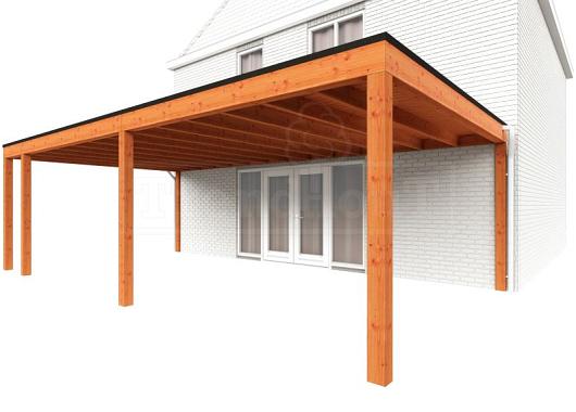 Aanbouwveranda Modena 8250x4850x2700mm (bxdxh) links    52.7374