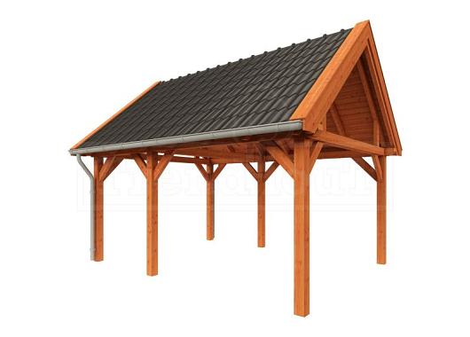 Buitenverblijf Zadeldak XL 5250x4400x4250mm (bxdxh)    52.1135